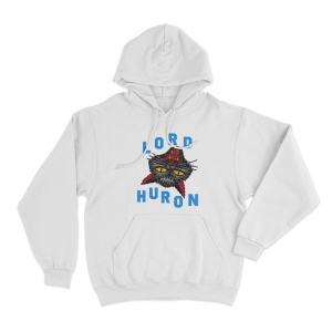 Lord Huron Mystic Cat Unisex Hoodie White