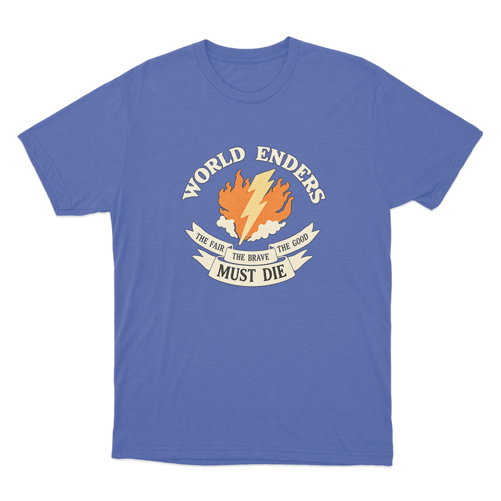 World Enders Unisex T Shirt Blue World Enders Unisex T Shirt Blue