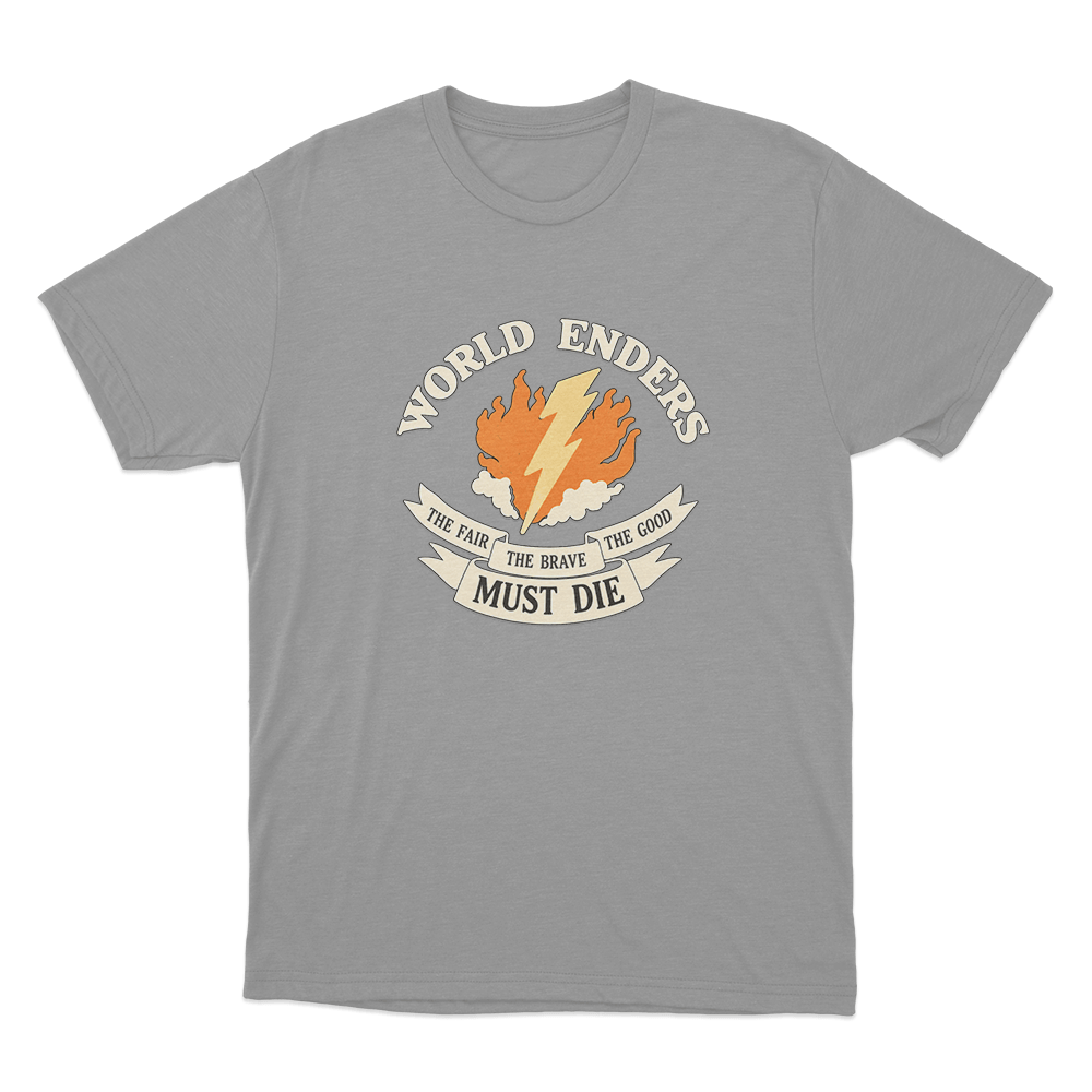 World Enders Unisex T Shirt Grey World Enders Unisex T Shirt Grey