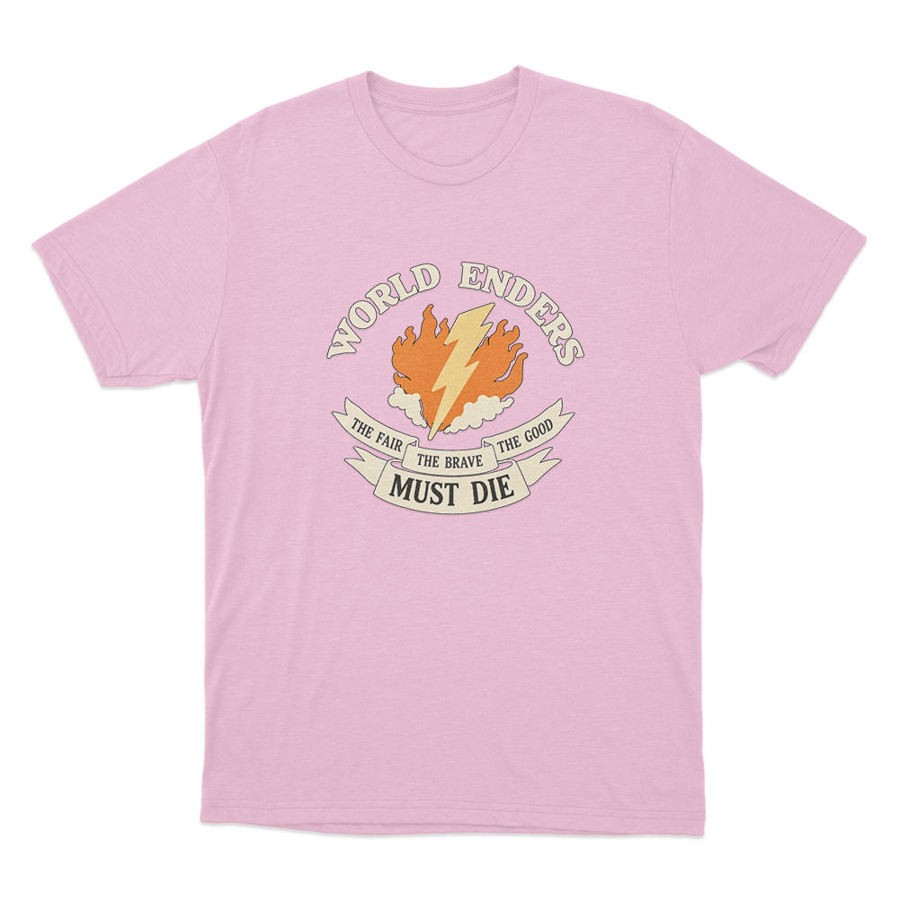 World Enders Unisex T Shirt Pink World Enders Unisex T Shirt Pink