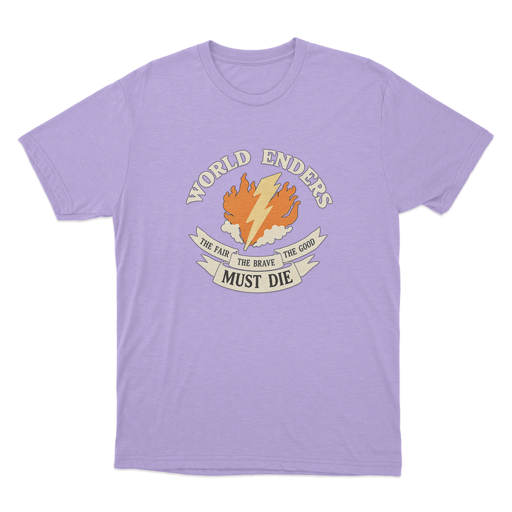 World Enders Unisex T Shirt Purple World Enders Unisex T Shirt Purple