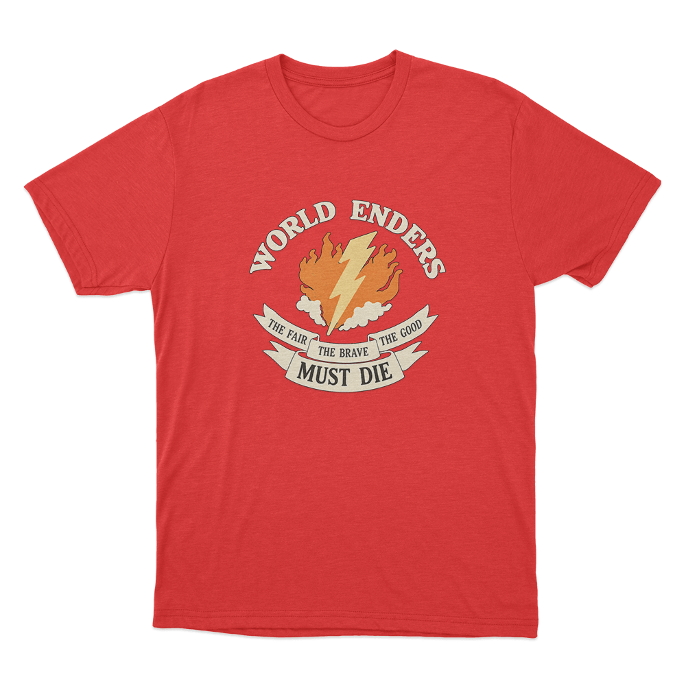 World Enders Unisex T Shirt Red World Enders Unisex T Shirt Red