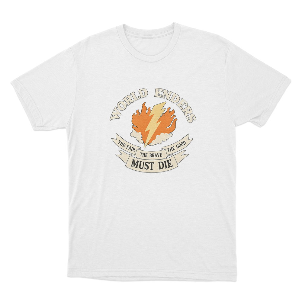 World Enders Unisex T Shirt White World Enders Unisex T Shirt White